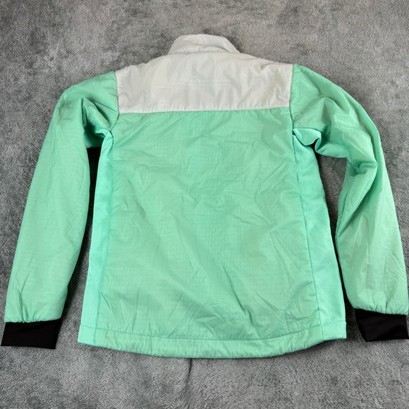 Cotopaxi Pacaya Insulated Jacket Teal Light Blue Colorblock Coat Pockets Small - Picture 7 of 10